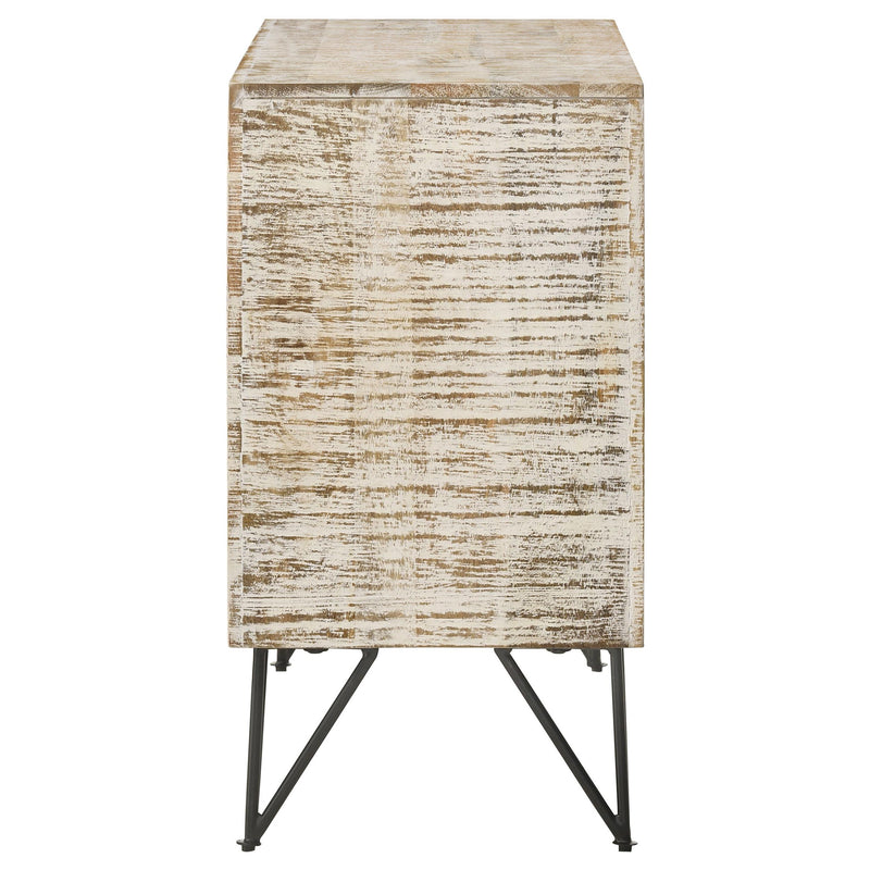 Coaster Furniture Eileen 959652 2-door Wood Storage Accent Cabinet - White Washed IMAGE 6