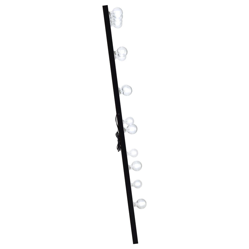  Coaster Furniture Zayan 969557 32 x 71 Inch Floor Mirror LED Lighting - Black Gloss IMAGE 11