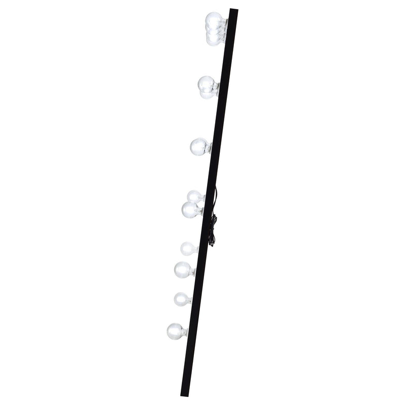  Coaster Furniture Zayan 969557 32 x 71 Inch Floor Mirror LED Lighting - Black Gloss IMAGE 7