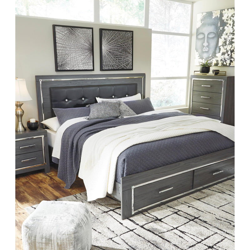 Signature Design by Ashley Lodanna King Panel Bed with Storage B214-56S/B214-58/B214-95/B100-14 IMAGE 9