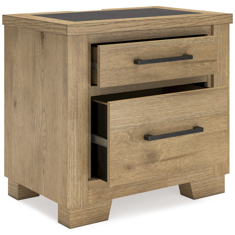 Signature Design by Ashley Galliden 2-Drawer Nightstand B841-92 IMAGE 2