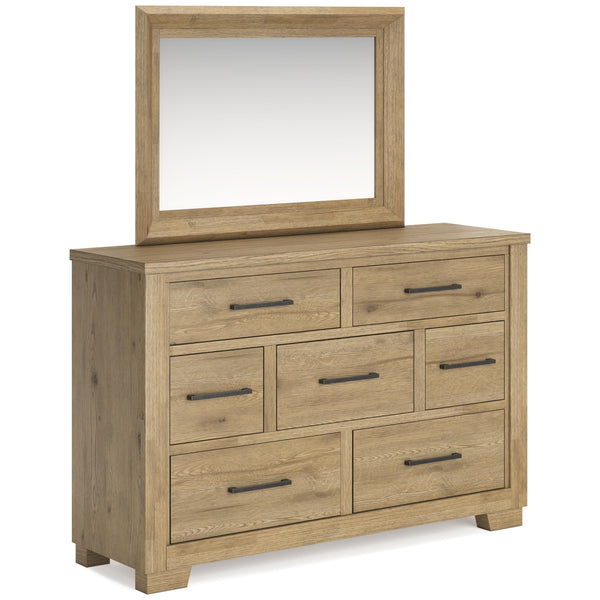 Signature Design by Ashley Galliden 7-Drawer Dresser with Mirror B841-31/B841-36 IMAGE 1