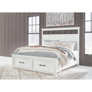 Benchcraft Ashbryn B844B2 Queen Panel Storage Bed IMAGE 6