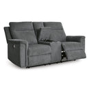 Signature Design by Ashley Barnsana 3320296 Double Reclining Power Loveseat with Console IMAGE 2