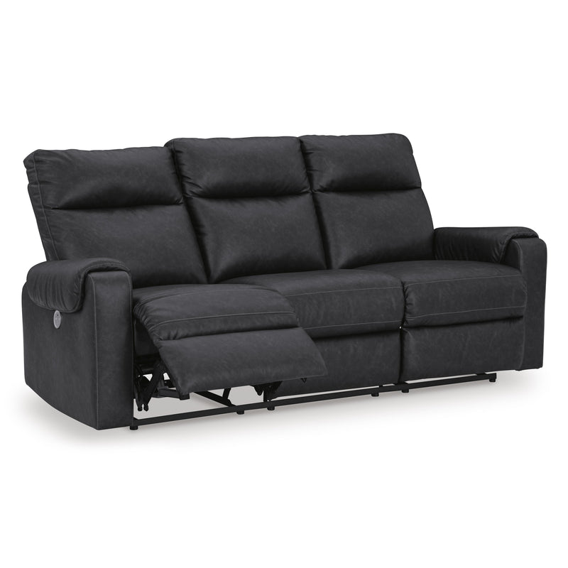 Signature Design by Ashley Axtellton Power Reclining Leather Look Sofa 3410587 IMAGE 2