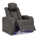 Signature Design by Ashley Fyne-Dyme 3660213 Power Recliner with Adjustable Headrest IMAGE 2