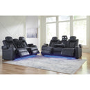 Signature Design by Ashley Fyne-Dyme 3660318 Power Reclining Loveseat with Console and Adjustable Headrest IMAGE 19