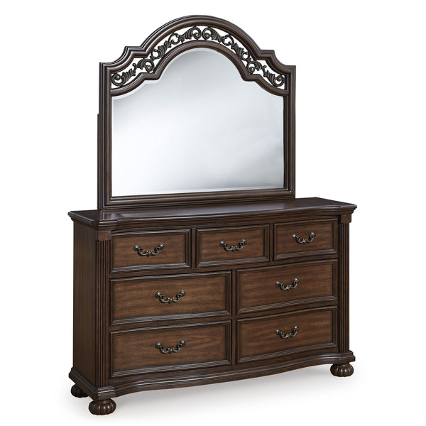 Signature Design by Ashley Lavinton 7-Drawer Dresser with Mirror B764-31/B764-36 IMAGE 1