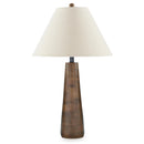 Signature Design by Ashley Danset L329104 Wood Table Lamp IMAGE 1