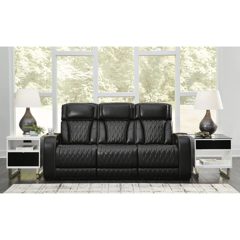 Signature Design by Ashley Boyington Power Reclining Leather Match Sofa U2710615 IMAGE 6