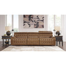 Signature Design by Ashley Temmpton U92708S3 3 pc Power Reclining Sectional Sofa IMAGE 2