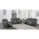  Coaster Furniture Bahrain 609541P Upholstered Power Sofa - Charcoal IMAGE 4