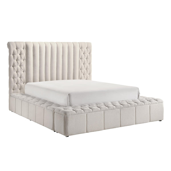 Crown Mark Danbury King Upholstered Platform Bed with Storage 5201WH-K-FB/5201WH-K-HB/5201WH-KQ-HBPL/5201WH-KQ-RL-L/5201WH-KQ-RL-R IMAGE 1