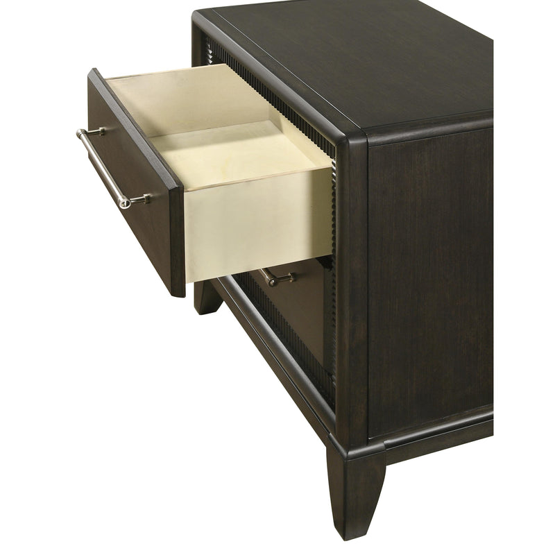 Crown Mark Saratoga 2-Drawer Nightstand B6540-2 IMAGE 3