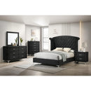  Crown Mark Lucinda B9265-2N Nightstand - Black IMAGE 2