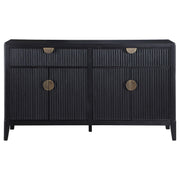 Coaster Furniture Brookmead 108235 4-door Sideboard Buffet Storage Cabinet - Black IMAGE 3