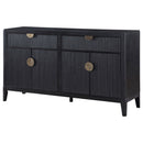 Coaster Furniture Brookmead 108235 4-door Sideboard Buffet Storage Cabinet - Black IMAGE 6