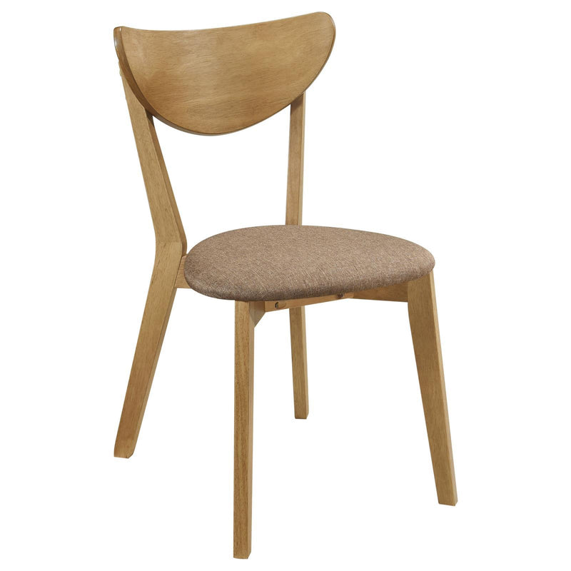  Coaster Furniture Elowen 108442 Wood Dining Side Chair - Light Walnut IMAGE 2