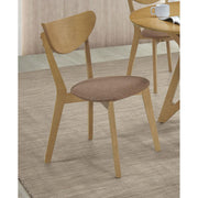  Coaster Furniture Elowen 108442 Wood Dining Side Chair - Light Walnut IMAGE 3