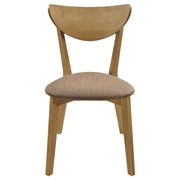  Coaster Furniture Elowen 108442 Wood Dining Side Chair - Light Walnut IMAGE 4