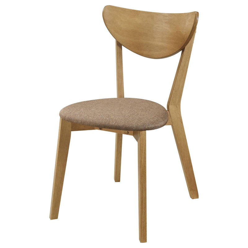  Coaster Furniture Elowen 108442 Wood Dining Side Chair - Light Walnut IMAGE 5