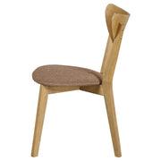  Coaster Furniture Elowen 108442 Wood Dining Side Chair - Light Walnut IMAGE 6