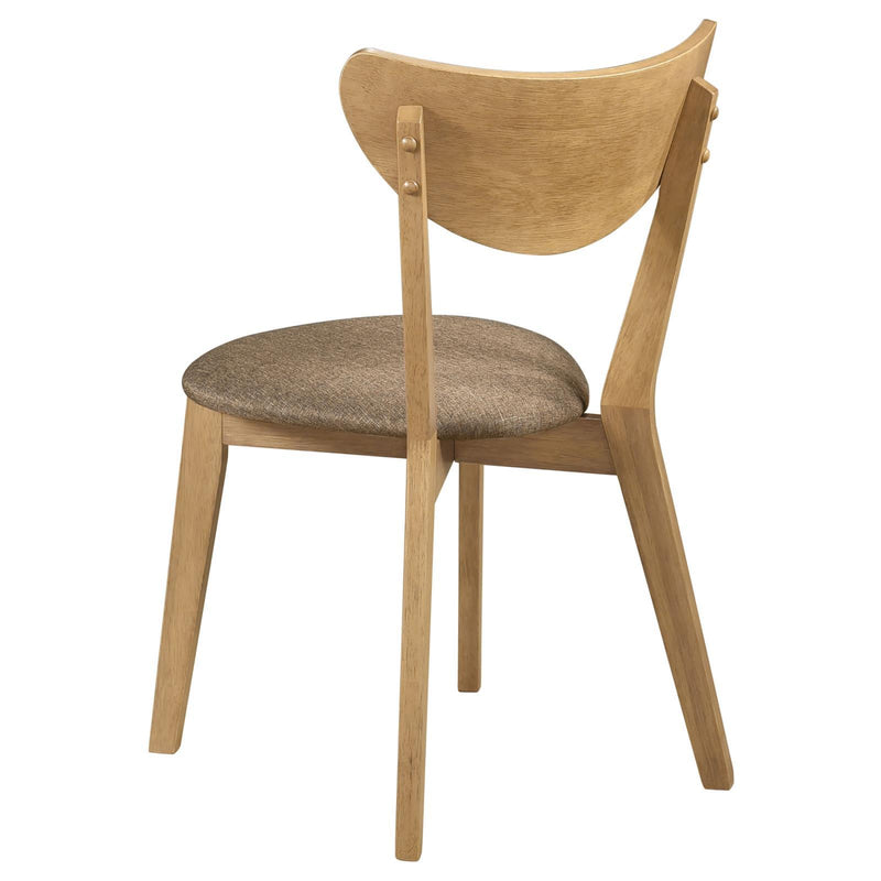  Coaster Furniture Elowen 108442 Wood Dining Side Chair - Light Walnut IMAGE 7