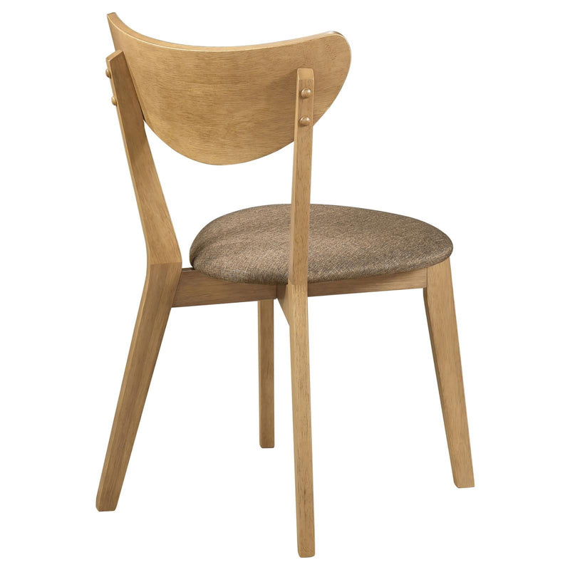 Coaster Furniture Elowen 108442 Wood Dining Side Chair - Light Walnut IMAGE 8