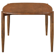  Coaster Furniture Dortch 108461 Oval 63-inch Solid Wood Dining Table - Walnut IMAGE 4