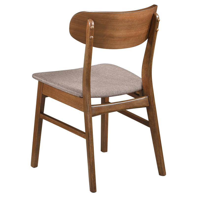  Coaster Furniture Dortch 108462 Dining Side Chair - Walnut and Brown IMAGE 7