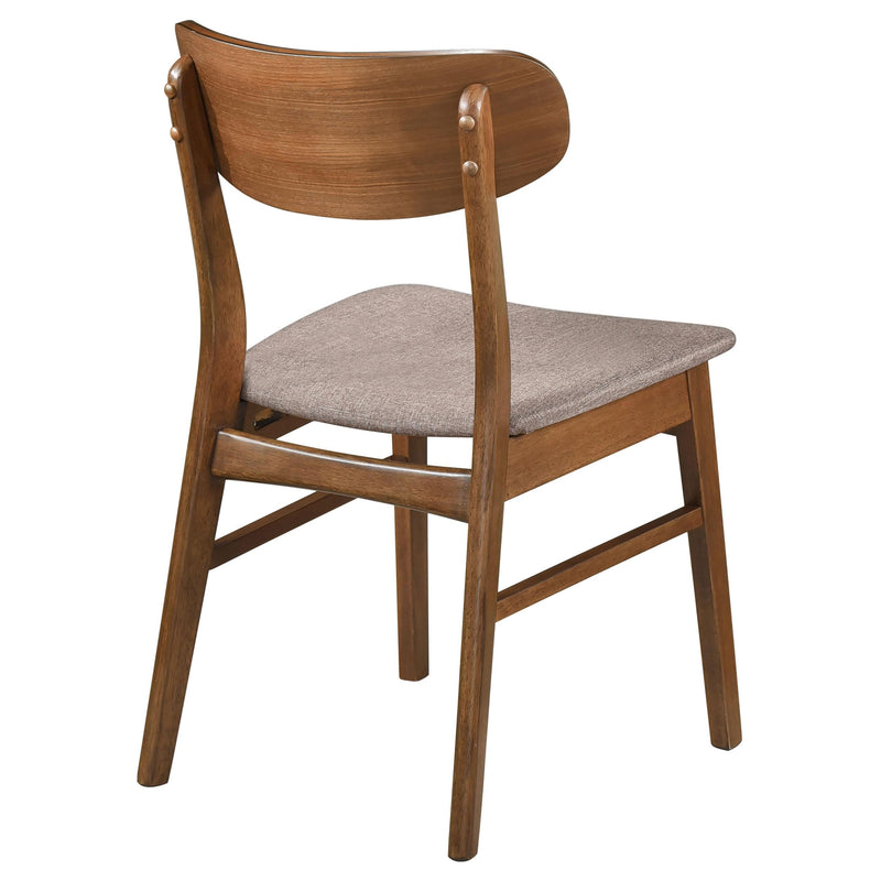  Coaster Furniture Dortch 108462 Dining Side Chair - Walnut and Brown IMAGE 8