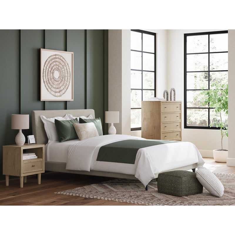 Signature Design by Ashley Cielden B1199-81 Queen Upholstered Bed with Roll Slats IMAGE 9