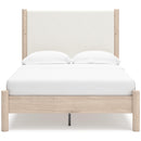 Signature Design by Ashley Cadmori B2615B8 Full Upholstered Panel Bed IMAGE 2