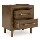 Signature Design by Ashley Lyncott B615-92 Two Drawer Night Stand IMAGE 2