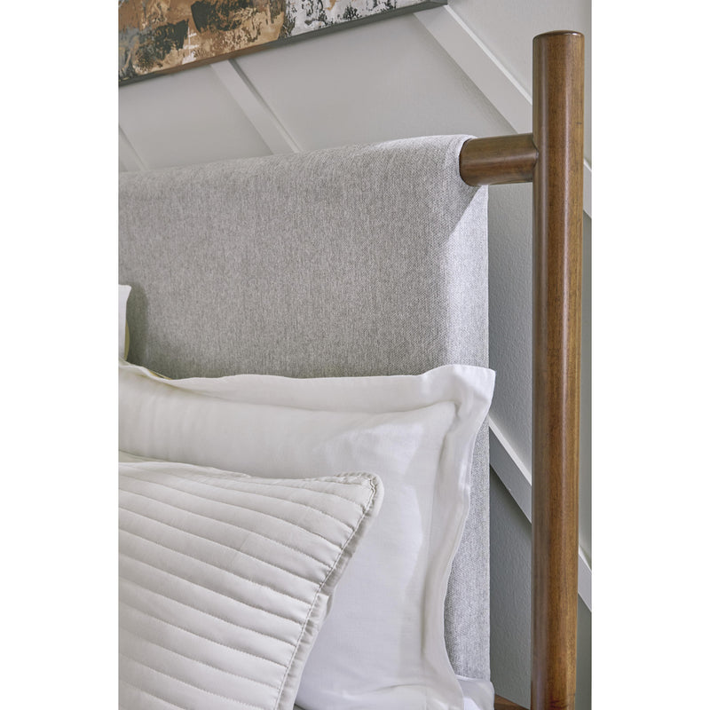 Signature Design by Ashley Lyncott B615B2 Queen Upholstered Panel Bed IMAGE 6