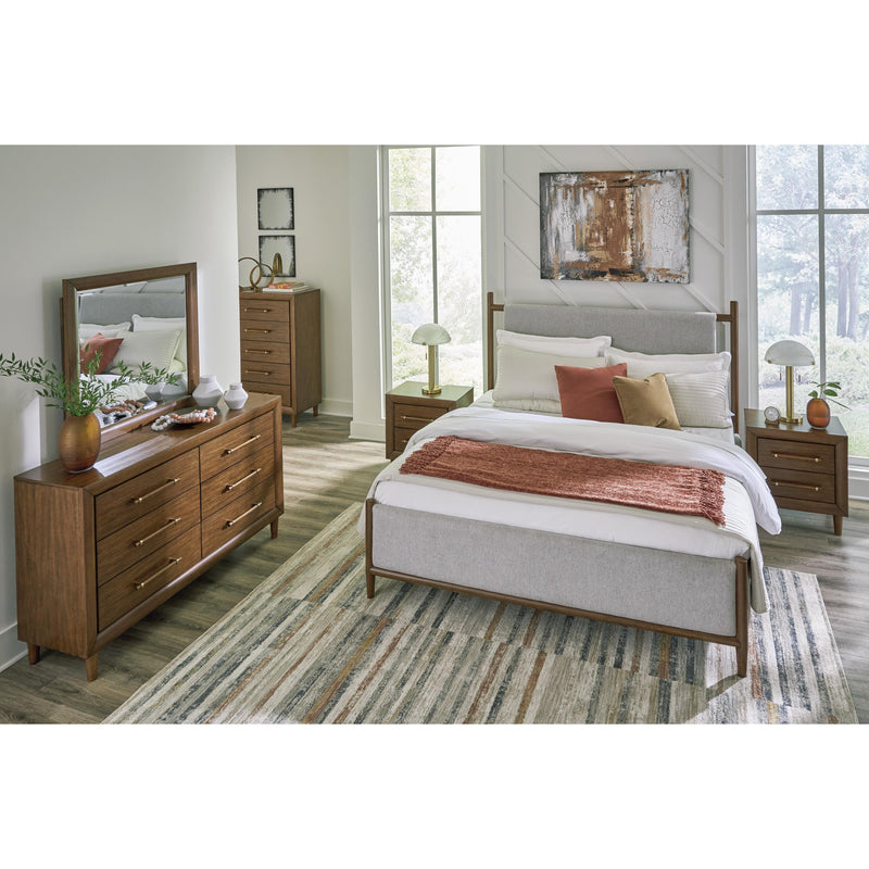 Signature Design by Ashley Lyncott B615B2 Queen Upholstered Panel Bed IMAGE 7