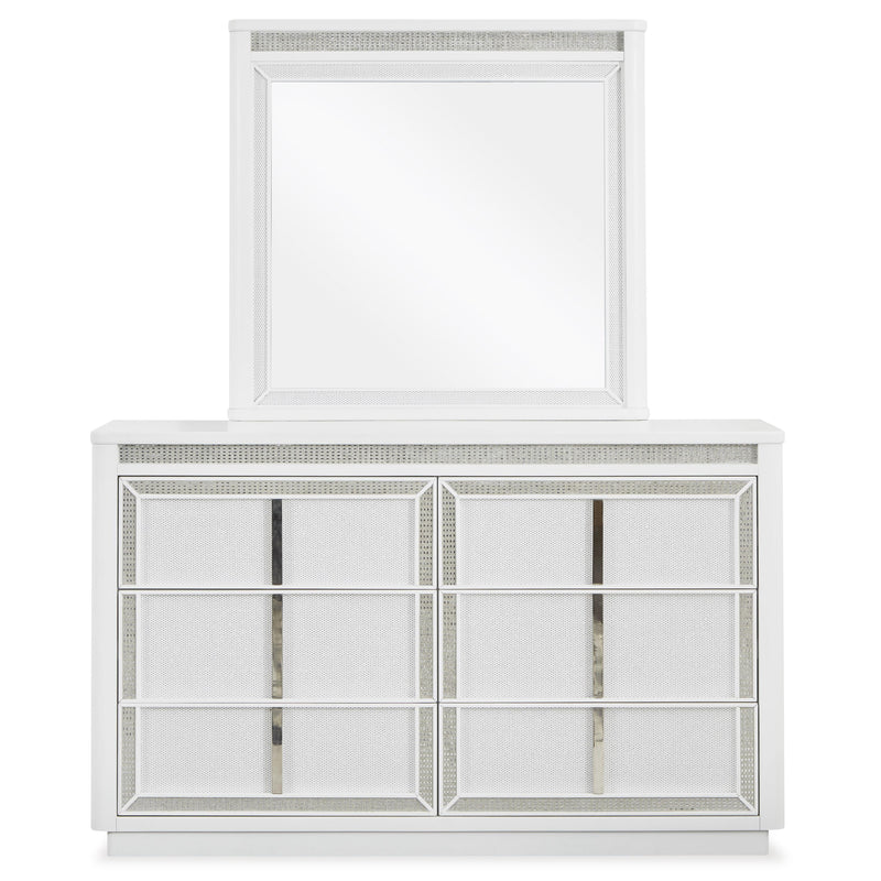 Signature Design by Ashley Chalanna 6-Drawer Dresser with Mirror B822-31/B822-36 IMAGE 2