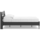 Signature Design by Ashley Socalle EB1865B2 Full Panel Platform Bed IMAGE 3