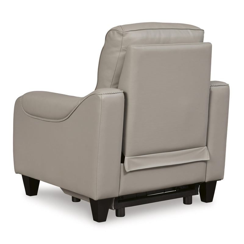Signature Design by Ashley Mercomatic U7531213 Power Recliner with Adjustable Headrest IMAGE 5