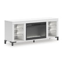 Signature Design by Ashley Brollevi W2722-168 TV Stand with Fireplace IMAGE 2
