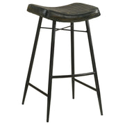  Coaster Furniture Bayu 109259 Leather Upholstered Bar Stool - Espresso IMAGE 1
