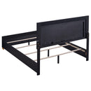  Coaster Furniture Marceline 222831KE Wood Eastern King LED Panel Bed - Black IMAGE 3