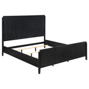  Coaster Furniture Brookmead 224711KE Wood Eastern King Panel Bed - Black IMAGE 1
