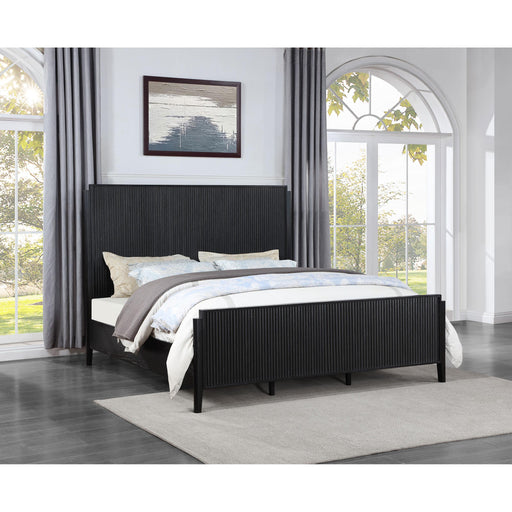  Coaster Furniture Brookmead 224711KE Wood Eastern King Panel Bed - Black IMAGE 2