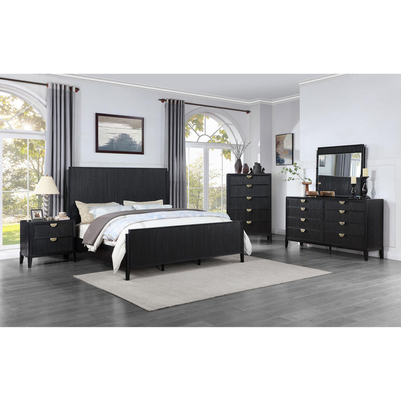  Coaster Furniture Brookmead 224711KE Wood Eastern King Panel Bed - Black IMAGE 5