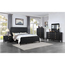  Coaster Furniture Brookmead 224711Q Wood Queen Panel Bed - Black IMAGE 5