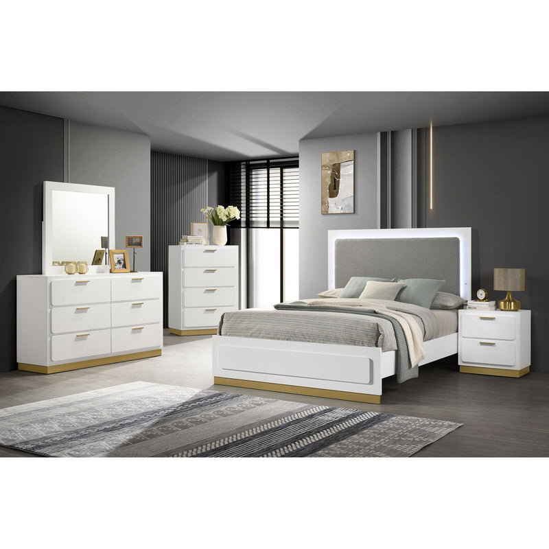  Coaster Furniture Caraway 224775 4-Drawer Bedroom Chest - White IMAGE 10