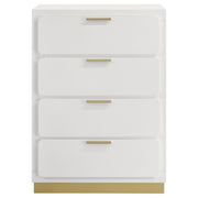  Coaster Furniture Caraway 224775 4-Drawer Bedroom Chest - White IMAGE 3