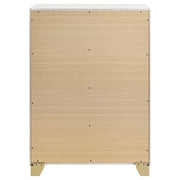  Coaster Furniture Caraway 224775 4-Drawer Bedroom Chest - White IMAGE 7