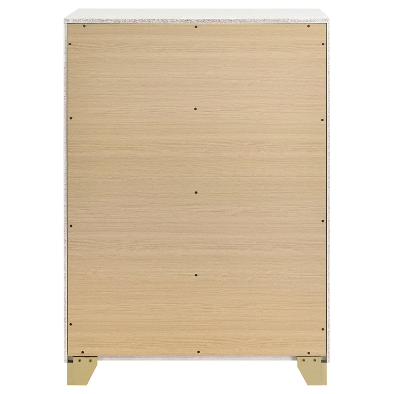  Coaster Furniture Caraway 224775 4-Drawer Bedroom Chest - White IMAGE 7